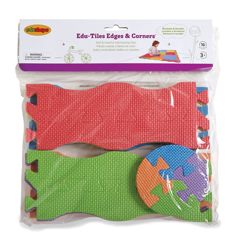 Edu Tiles- Edges & Corners for Floor Puzzle (16 piece set) Special Needs Essentials Special Needs Essentials