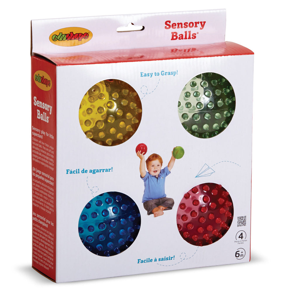 See-Me Sensory Ball -Translucent ( 4 pieces) by Edushape Edushape Special Needs Essentials