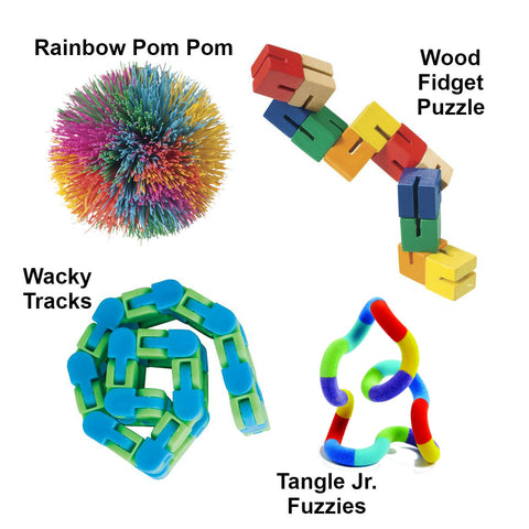 Fidget Sensory Kit (4 pk Bundle) Special Needs Essentials Special Needs Essentials