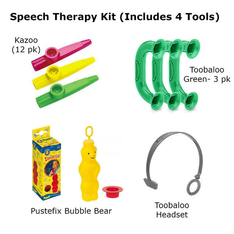 Speech Therapy Kit (Includes 4 Therapy Tools) Special Needs Essentials Special Needs Essentials