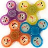 Emoji Glow-in-the-Dark Fidget Spinnner Toy South Special Needs Essentials