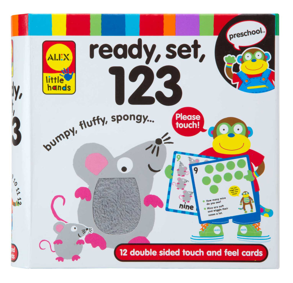 Ready, Set, 123 Touch & Feel Flashcards (multi-sensory) Alex Special Needs Essentials