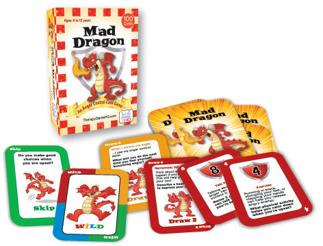 Mad Dragon Anger-Control Card Game Therapy Game HQ Special Needs Essentials