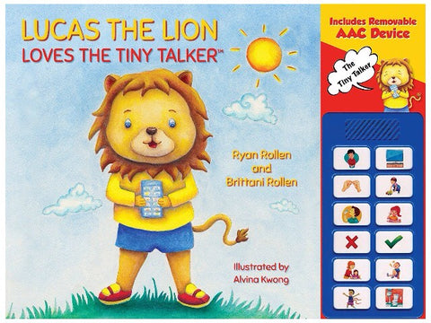 Lucas the Lion Loves The Tiny Talker (book) The Tiny Talker Special Needs Essentials