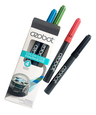 Ozobot 4-pack Color Markers (for Bit & Evo) Ozobot Special Needs Essentials