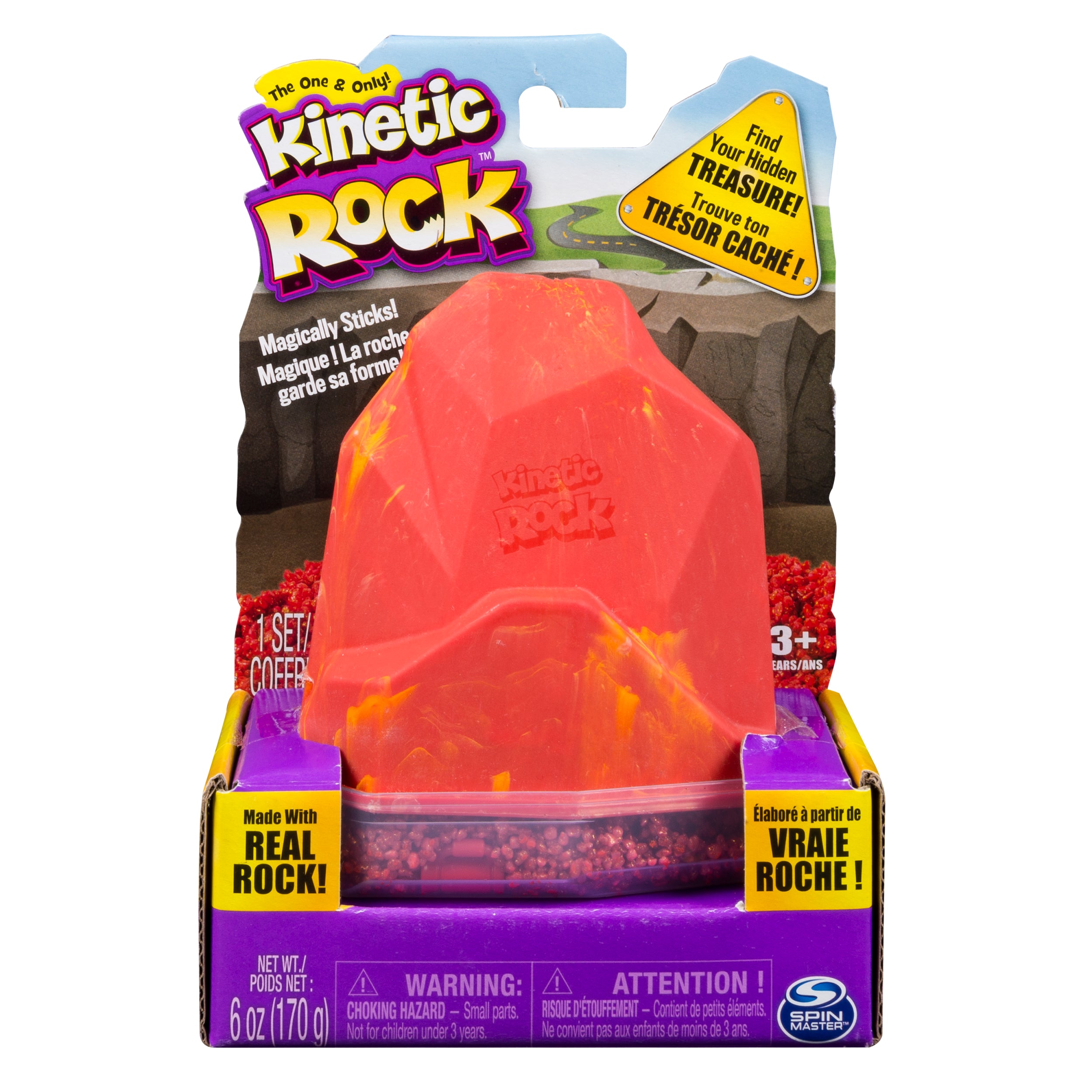 The One & Only Kinetic Sand (Pack of 6) Assorted 1 Pink, 3 Green